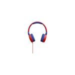 JBL LIVE JR310 červená/modrá