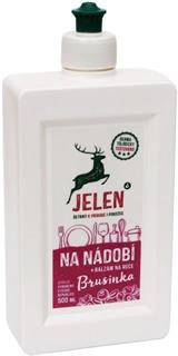 Jelen na nádobí Brusinka s balzámem na ruce 500ml