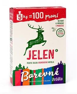 Jelen prací prášek na barevné prádlo 5kg