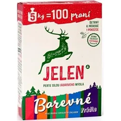 Jeleň prací prášok na farebnú bielizeň 5kg 8592613579353