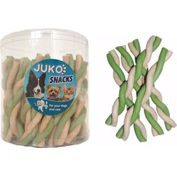 JUKO Snacks Jerky tyčinka kroucená Vanilka & mint (50 ks)