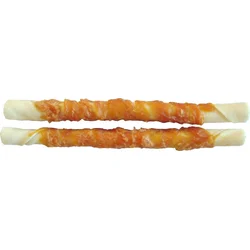 JUKO Snacks Tyč buvolí obalená kuřecím masem 25,5 cm (2 ks)