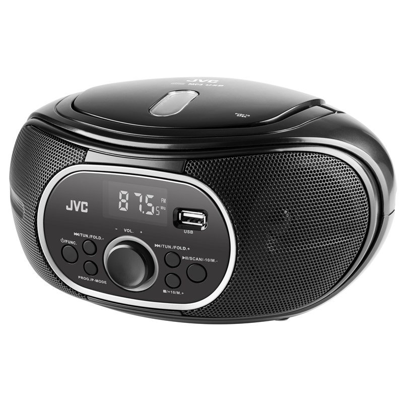 JVC RD-E221B, čierna