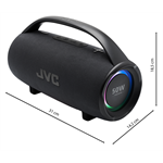  JVC XS-E524B, čierna