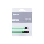 Kábel AVACOM MIC-40G USB na Micro USB, 40 cm, zelený