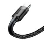 Kábel Baseus Cafule USB-C 2A 2 m (sivo-čierny)