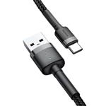 Kábel Baseus Cafule USB-C 2A 3 m (čierno-šedý)