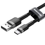 Kábel Baseus Cafule USB-C 2A 3 m (čierno-šedý)