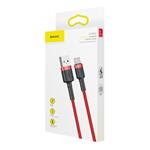 Kábel Baseus Cafule USB-C 3A 1m (červený)