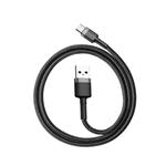 Kábel Baseus Cafule USB-C 3A 1m (sivo-čierny)