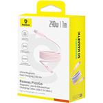 Kabel Baseus PicoGo USB-C/USB-C 1m 240W růžový