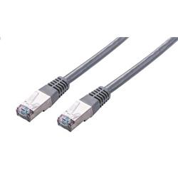 Kabel C-TECH patch cord Cat5e, FTP, šedý, 0,25m