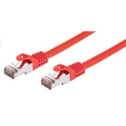 Kabel C-TECH patch cord Cat6, FTP, červený, 0,5m