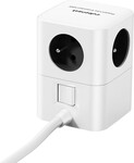 Kábel Cubenest PowerCube Extended USB PD 65 W USB-C, A+C, 1,5 m, sivý