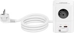 Kábel Cubenest PowerCube Extended USB PD 65 W USB-C, A+C, 1,5 m, sivý
