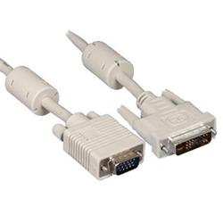 KABEL DVI-VGA kabel 5m černý - Kabely + redukce