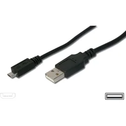 Kábel Micro USB 2.0, A-B 0,75 m určený na rýchle nabíjanie