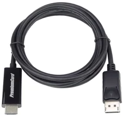 Kábel PremiumCord DisplayPort - HDMI 3 m M/M