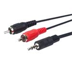 Kábel PremiumCord Jack 3,5 mm-2xCINCH M/M 15 m
