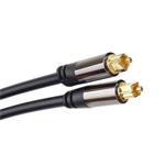 Kábel PremiumCord Toslink M/M, OD:6mm, zlaté prevedenie 0,5m