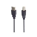 Kábel PremiumCord USB 2.0, A-B, 1 m, čierny