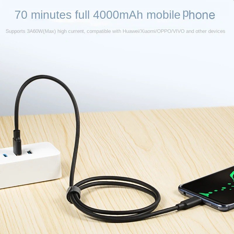 Kábel PremiumCord USB-C ( USB 3.2 generácie 2x2, 3A, 20Gbit/s ) čierny, 1 m