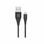 Kábel Swissten USB / USB-C 1,5 m, čierny