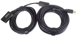 KABEL USB 2.0 repeater a prodlužovací kabel A/M-A/F 10m ku2rep10 - Kabely + redukce