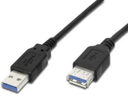 Kabel USB 3.0 Super-speed 5Gbps A-A prodlužovací 9pin 5m
