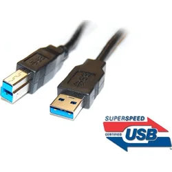 Kábel USB 3.0 Super-speed 5Gbps A-B 9pin 3 m