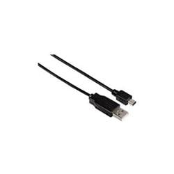 Kábel USB A-miniUSB, 8pin, Panasonic, Nikon UC-E6, Olympus CB-USB7, Minolta USB-2, USB-3, 1,8 m, čierny