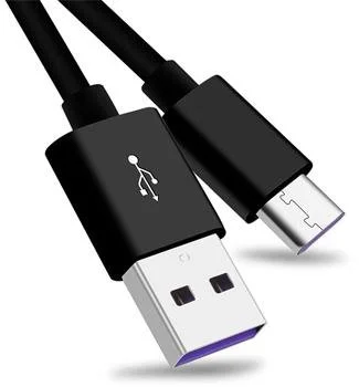 Kabel USB-C/M - USB 2.0 A/M, SPremiumCord Kabel USB-C/M - USB 2.0 A/M, Super fast charging 5A, čeruper fast charging 5A, černý, 1m