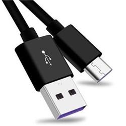 Kabel USB-C/M - USB 2.0 A/M, SPremiumCord Kabel USB-C/M - USB 2.0 A/M, Super fast charging 5A, čeruper fast charging 5A, černý, 1m