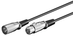 Kábel XLR-XLR M/F 6m kjackxlr03