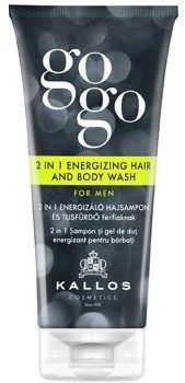 Kallos Gogo 2v1 Energizujúce umývanie vlasov a tela pre mužov 200ml