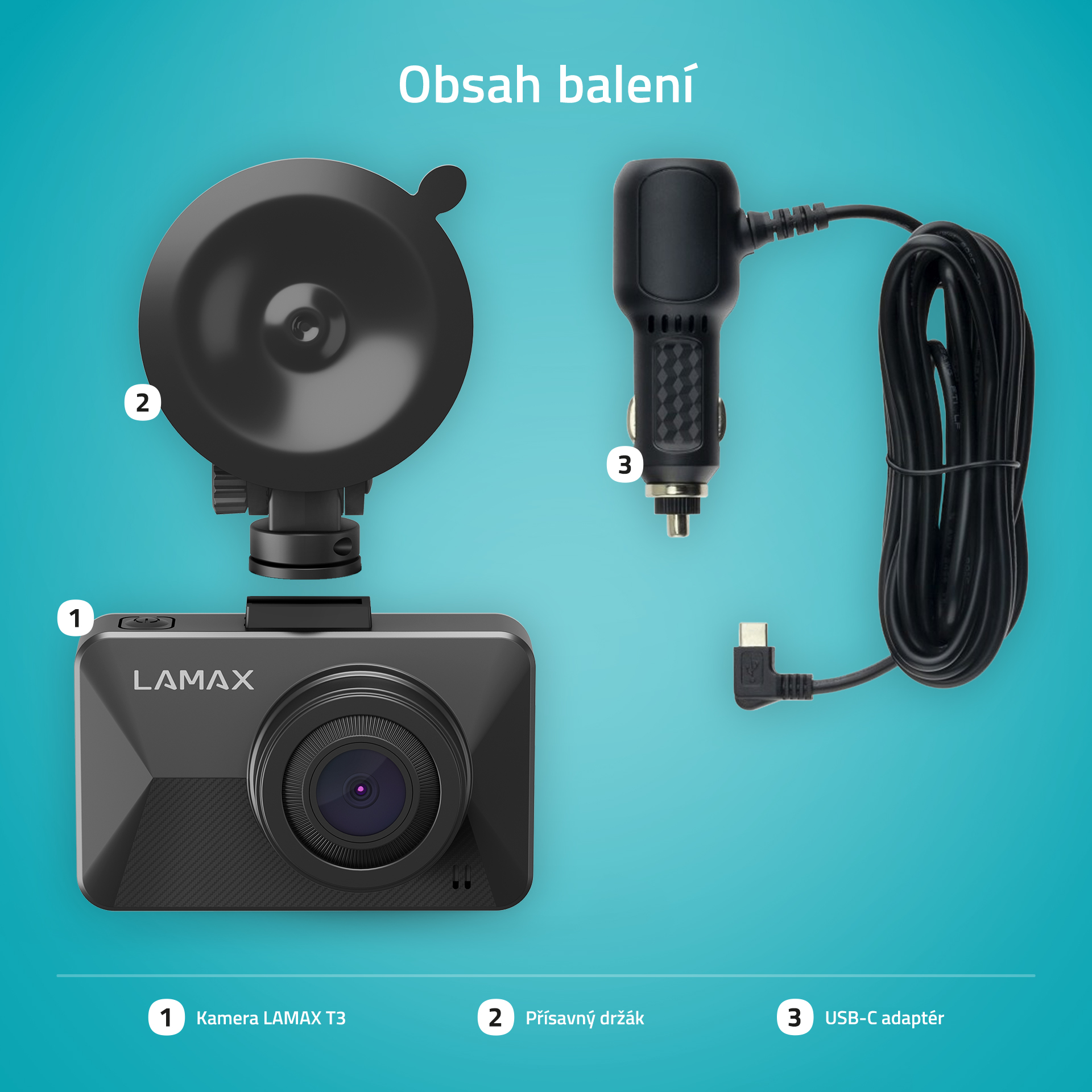 Kamera do auta LAMAX T3