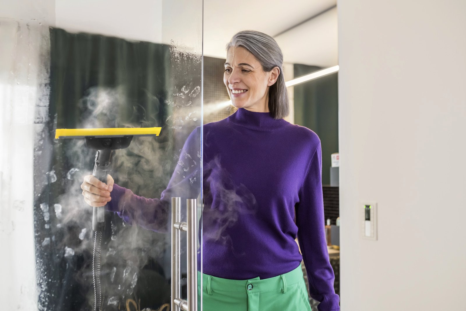 KARCHER Okenní stěrka parní čistič příslušenství