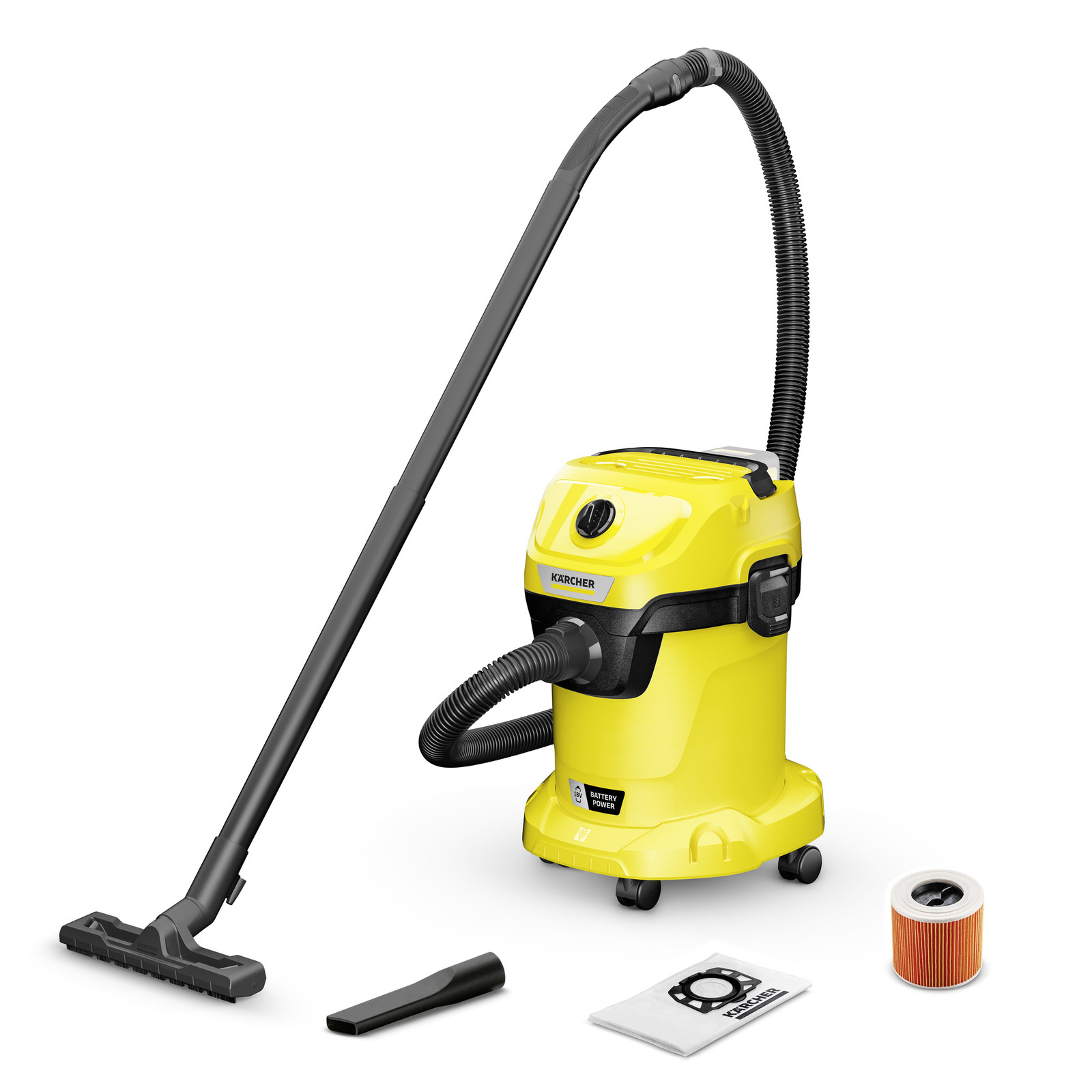 Karcher WD 3-18 V-17/20 Battery bateriový vysavač (1.628-550.0)