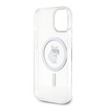 Karl Lagerfeld IML Choupette MagSafe zadný kryt pre iPhone 15 Transparent