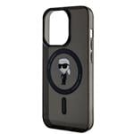 Karl Lagerfeld IML Ikonik MagSafe Zadní Kryt pro iPhone 15 Pro Black