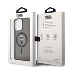 Karl Lagerfeld IML Ikonik MagSafe Zadní Kryt pro iPhone 15 Pro Max Black