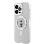 Karl Lagerfeld IML Ikonik MagSafe Zadní Kryt pro iPhone 15 Pro Max Transparent