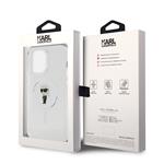 Karl Lagerfeld IML Ikonik MagSafe Zadní Kryt pro iPhone 15 Pro Max Transparent