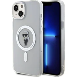 Karl Lagerfeld IML Ikonik MagSafe Zadný kryt pre iPhone 15 Plus Transparent