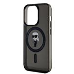 Karl Lagerfeld IML Ikonik MagSafe zadný kryt pre iPhone 15 Pro Black