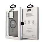 Karl Lagerfeld IML Ikonik MagSafe zadný kryt pre iPhone 15 Pro Max Black