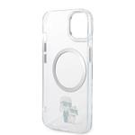 Karl Lagerfeld IML Karl and Choupette NFT MagSafe zadný kryt pre iPhone 13 Transparent