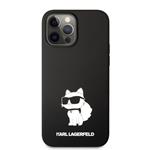 Karl Lagerfeld Liquid Silicone Choupette NFT Zadní Kryt pro iPhone 13 Pro Max Black