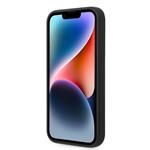 Karl Lagerfeld Liquid Silicone Choupette NFT Zadný kryt pre iPhone 14 Pro Black