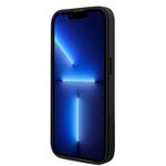 Karl Lagerfeld PU Saffiano Karl and Choupette NFT zadný kryt pre iPhone 13 Pro Black
